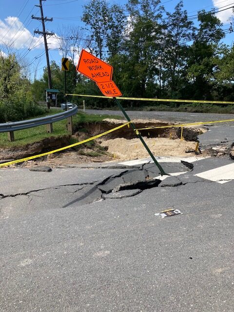 Quaker Road reopened after four-month closure due to damage from Hurricane Ida