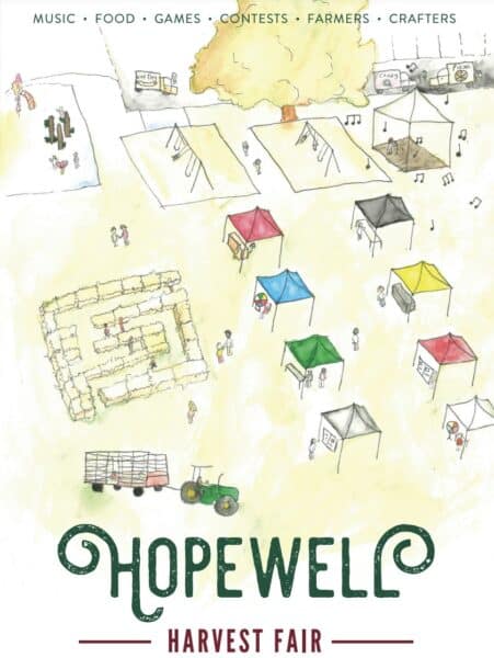 cover of brochure for Hopewell Harvest Fair