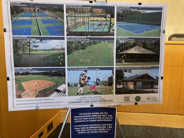 Potential improvements for Community Park South in Princeton shared at first of two open houses