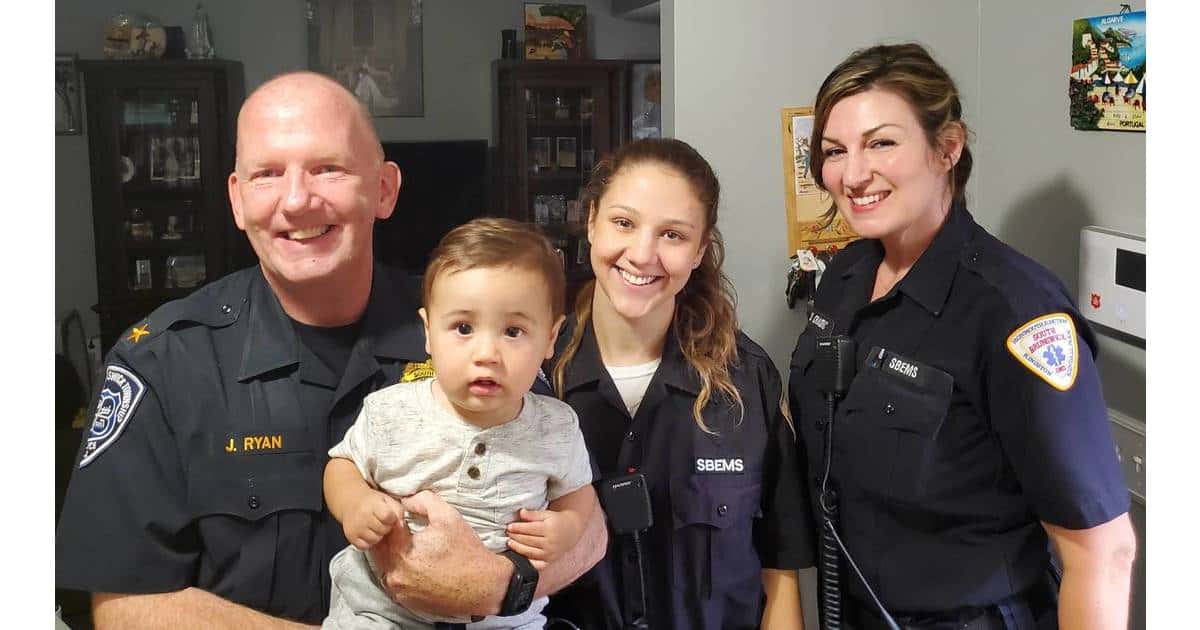 South Brunswick deputy police chief and EMTs save unresponsive one-year-old boy