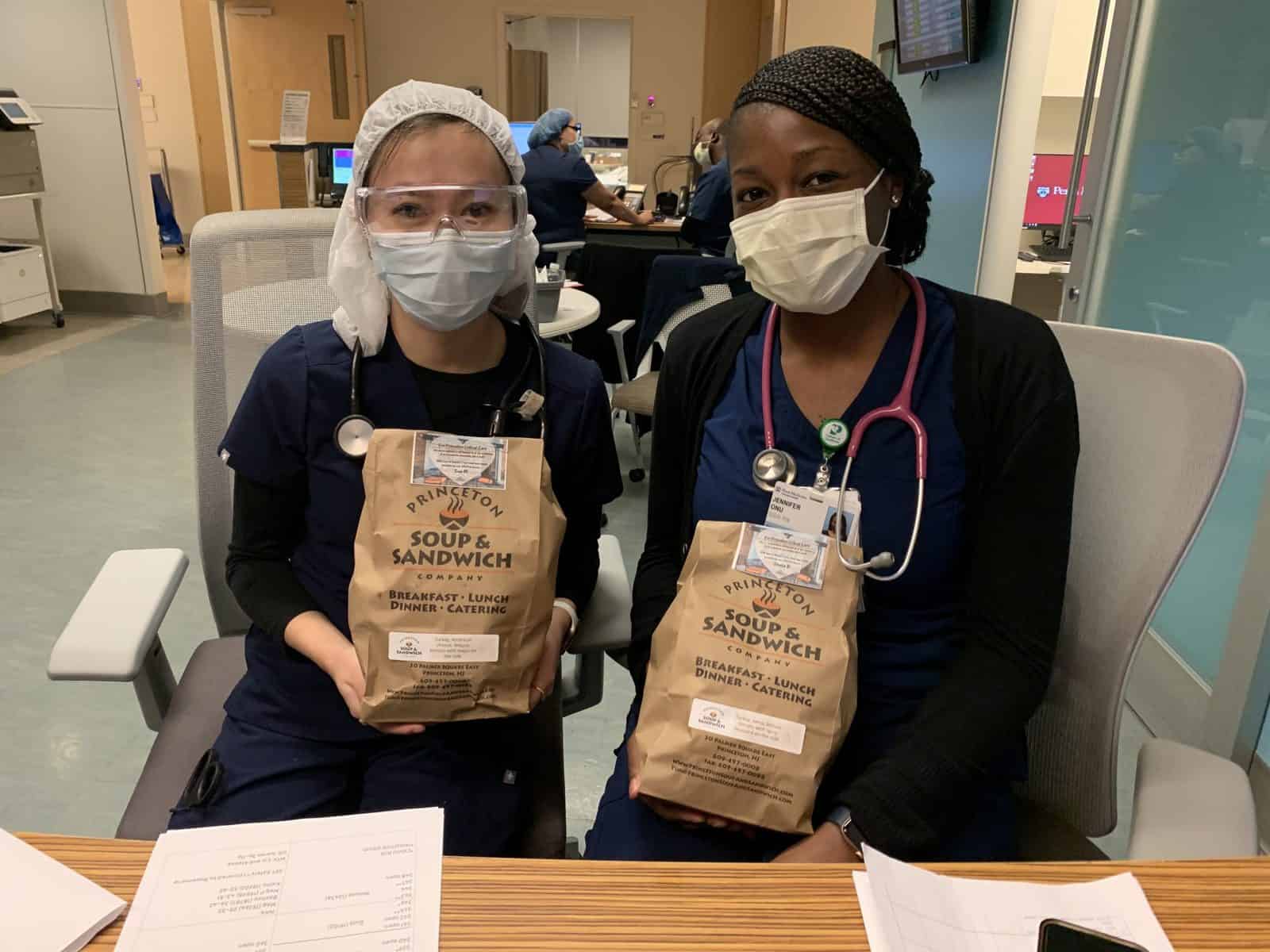 Princeton Soup & Sandwich Company serves up meals for healthcare workers and first responders with support from the community