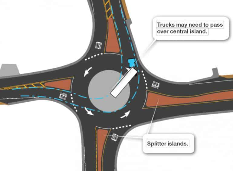 Town engineer: How to navigate the mini-roundabout on Rosedale Road at General Johnson Road