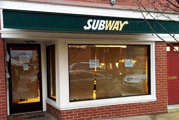 Subway on Witherspoon Street No Longer in Business