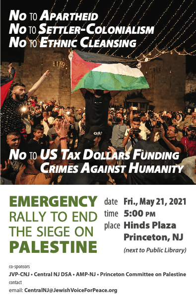 Rally for Palestine to take place tonight on Hinds Plaza in Princeton